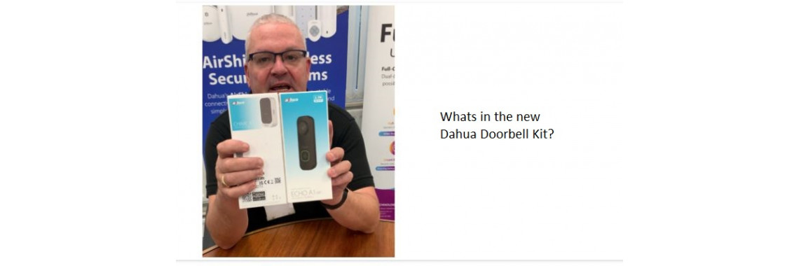 Lets look at what's in the Box of new Dahua Doorbell