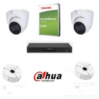 5MP 2 Camera IR IP Kit4  (includes 2TB HD and Bases)