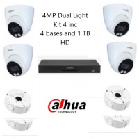 4MP 4 Camera Full Colour (Dual Light) IP Kit4