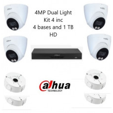 4MP 4 Camera Full Colour (Dual Light) IP Kit4