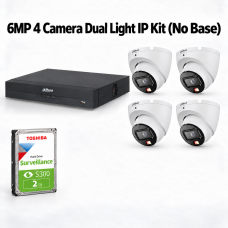 6MP 4 Camera  Dual Light IP Kit4 (includes 2TB HD)