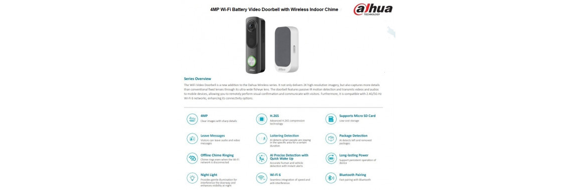 The Dahua Battery Doorbell