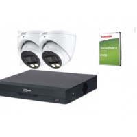6MP 2 Camera  Dual Light IP Kit4 (includes 2TB HD)