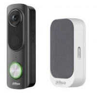 4MP Wi-Fi Battery Video Doorbell kit with Wi-Fi Chime Included. 