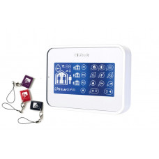 KP-160 PG2 LCD White Keypad with 3 Tags