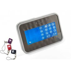 KP-160 PG2 LCD Black Keypad with 3 Tags