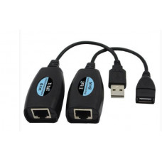 USB Extender Over Single RJ45 Cat 5E/6 Cable (45m)